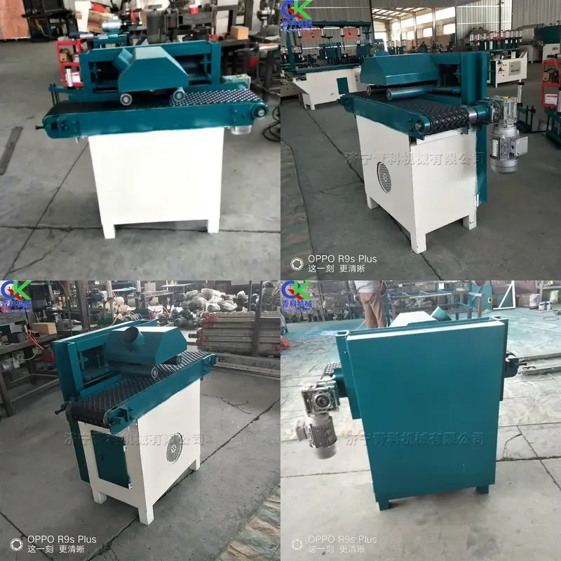 CE Certification Vertical Bench-type Multi-blade Motorized Woodworking Trimming Saw Joinery Board Bed Processing Edging