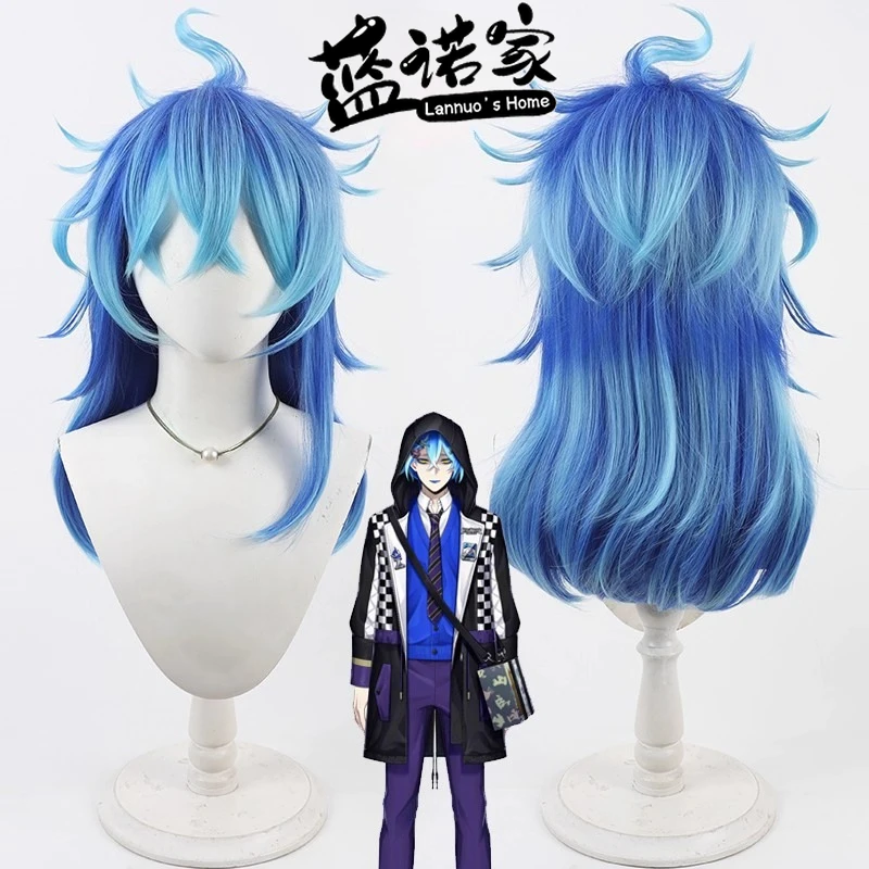 

Anime Idia Cos Cosplay Wig Halloween Carnival Party Props Synthetic Hair Heat Resistant Fiber + Wig Cap