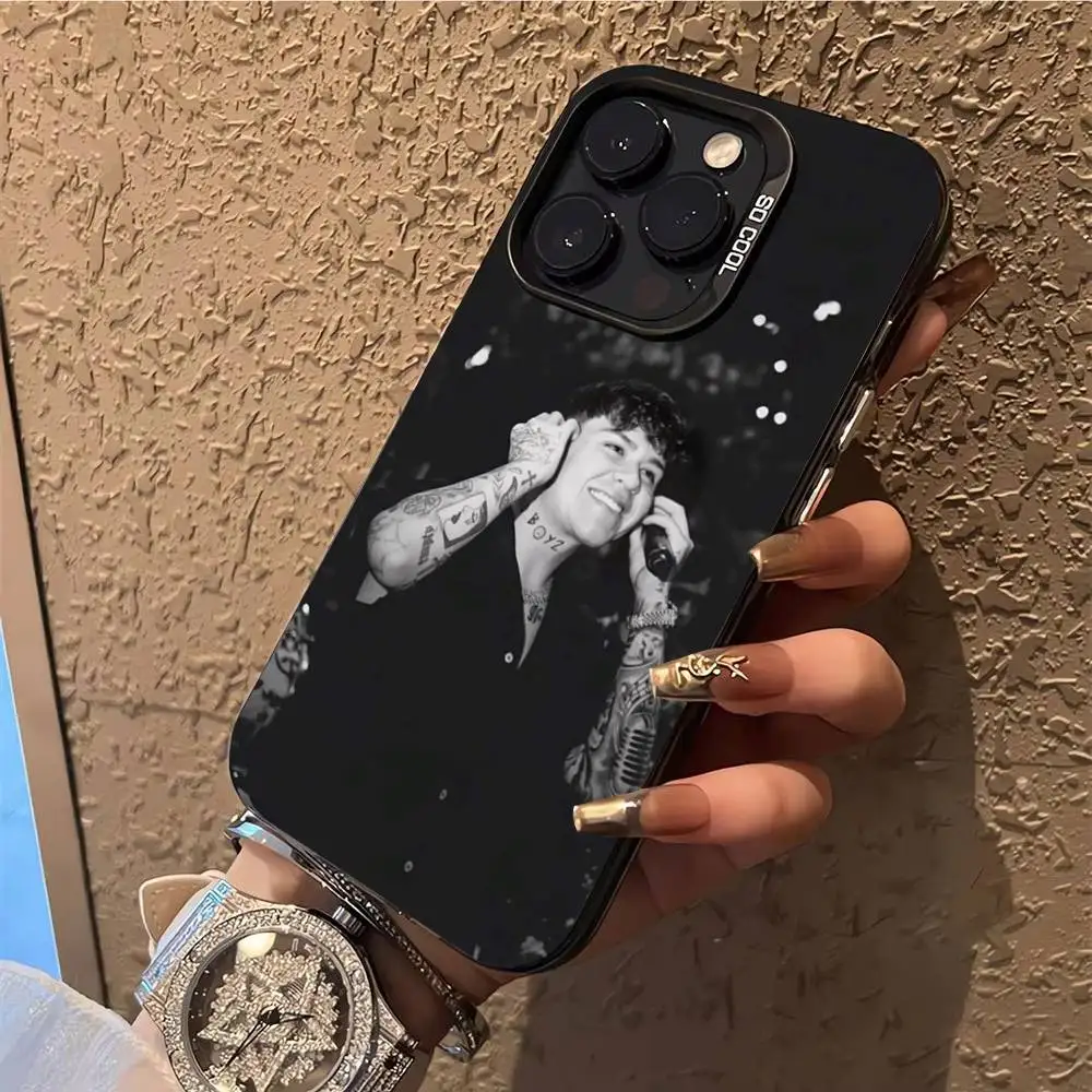 Casing HP J-Junior H Sad Boyz untuk iPhone 14 16 15 11 12 13 Pro Max Mini Plus, Pelindung Anti Benturan