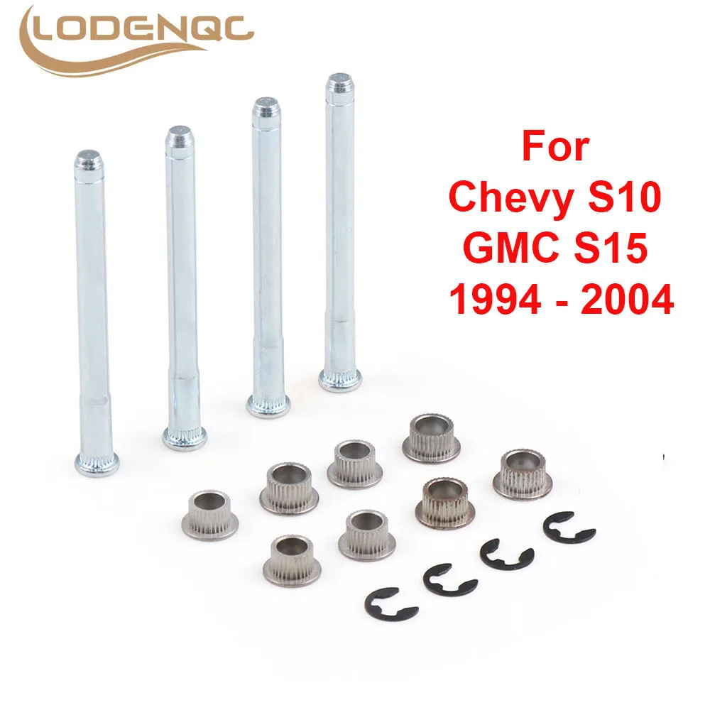 Door Hinge Pins Pin and Bushing Kit for Chevy S10 & for GMC S15 94-04 CU