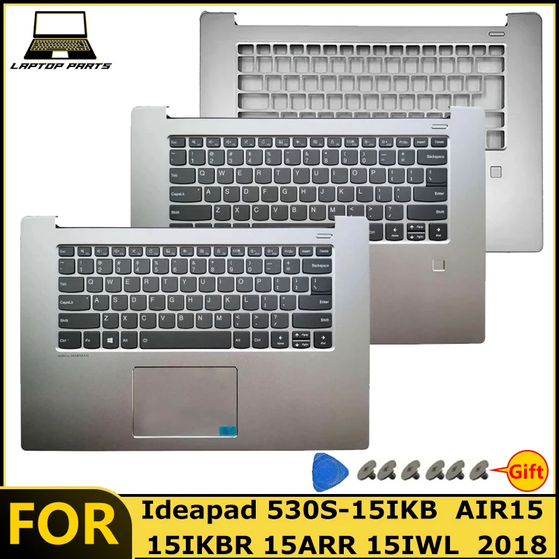 nouveau-pour-ideapad-530s-15ikb-air15-15ikbr-15arr-15iwl-2018-repose-poignets-superieur-clavier-clavier-us