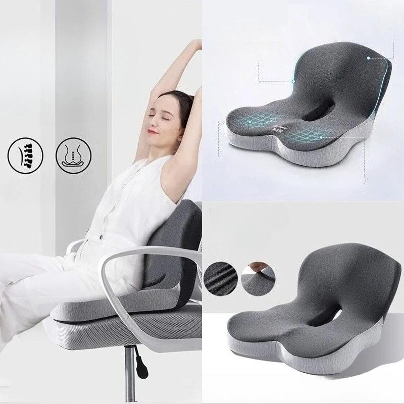 

Memory Foam Cushion Waist Pillow Lumbar Support Office Pillow Chair Cushion Interior Accessories Pillow Car Seat Waist Brace