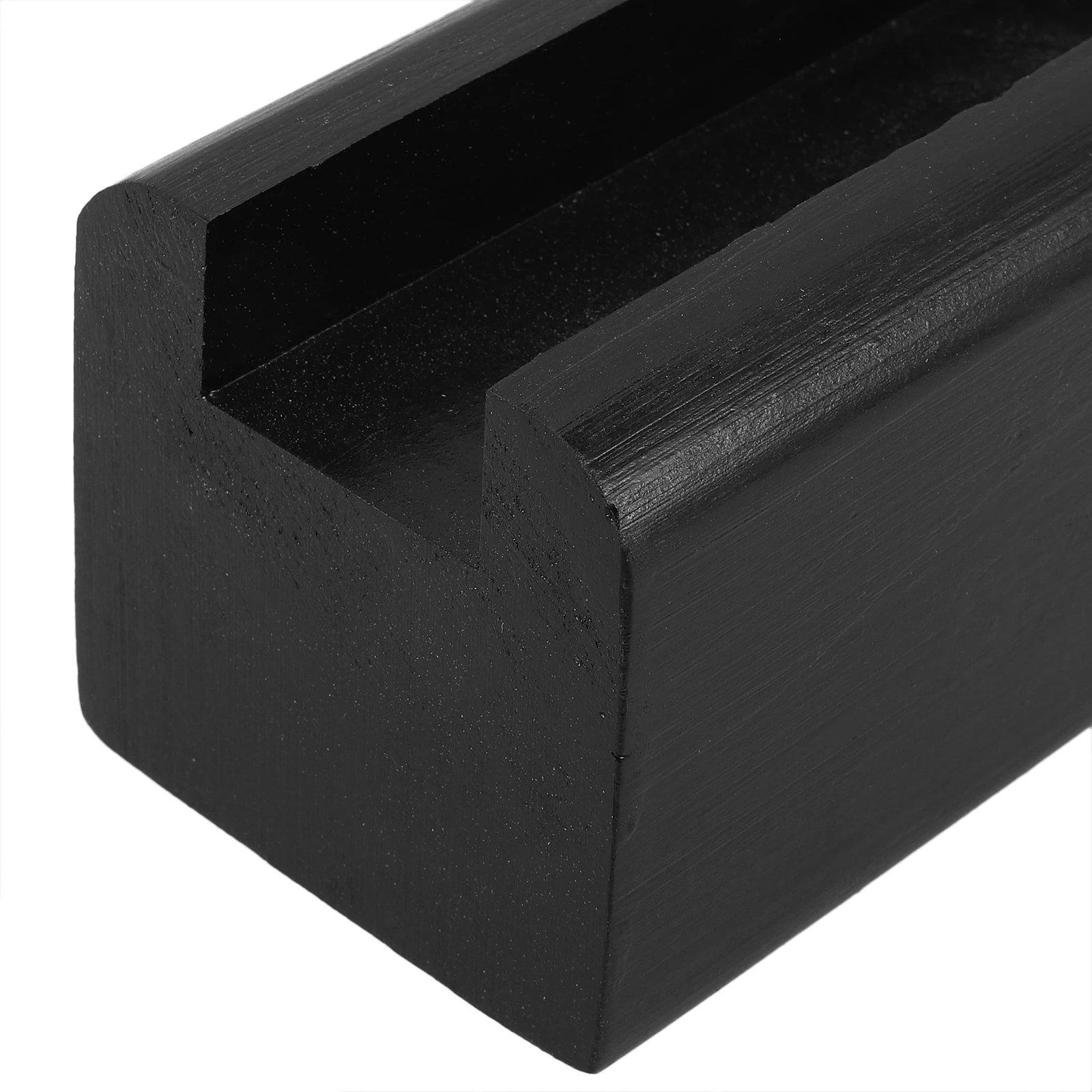 

Wooden Mirror Stand Base for Floor Mirrors Black Long 30cm Slot 3 55cm Deep 2cm Safe Reusable Full Length Holder Display Support