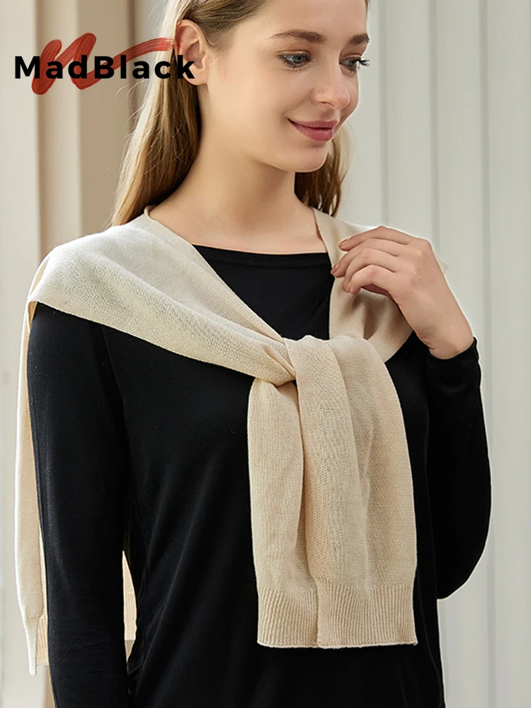 madblack-85-silk-15-cashmere-keep-warm-knit-shawl-lace-up-solid-women-versatile-thin-outerwear-scarf-2026-autumn-new-a67511cc