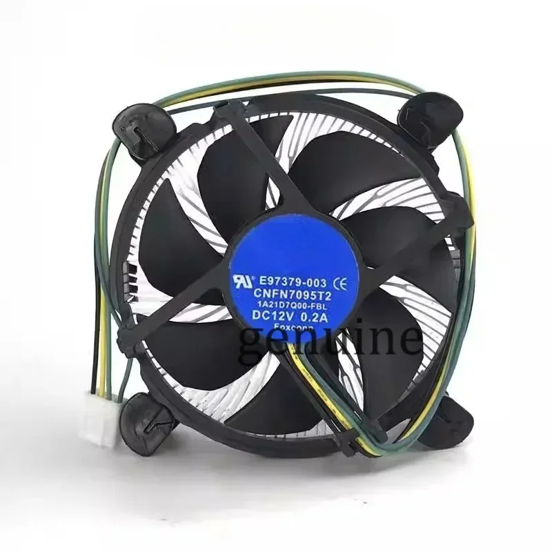 CPU Cooler with 90mm CPU Fan Aluminum Heatsink for Intel E97379-001 Core i3/i5/i7 Socket LGA1150/1155/1156 4Pin E97379-003