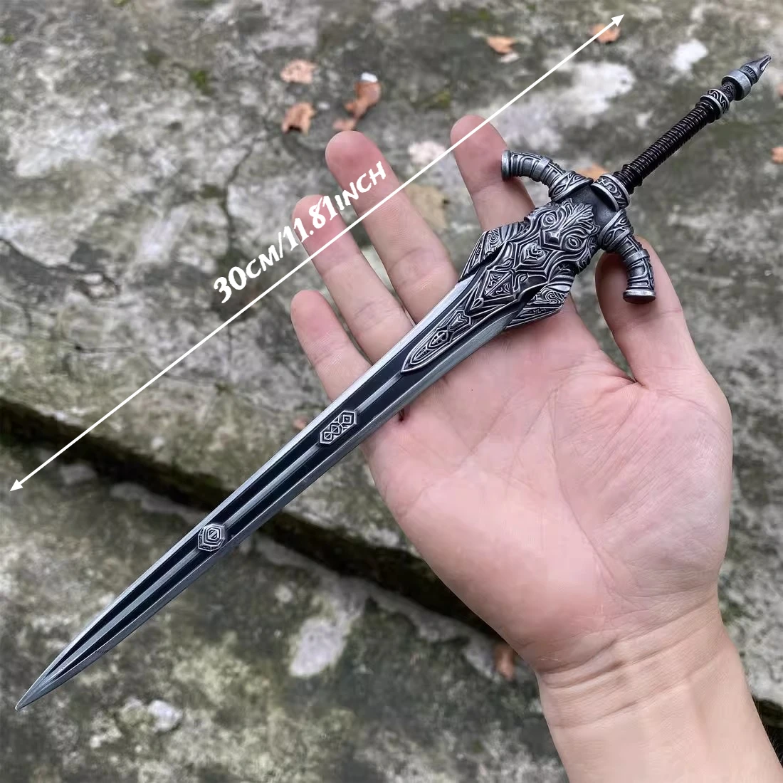 30cm DARK SOULS Wolf Knight's Greatsword armas modelo juego periférico juguete espada sin afilar escritorio coleccionado exposiciones niño regalo