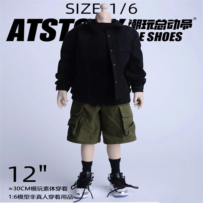 

1/6 Trendy Soldier Handmade Clothing Long Sleeve Shirt Model Toy Accessories Fit 12'' Action Figure In Stock Hot Sale