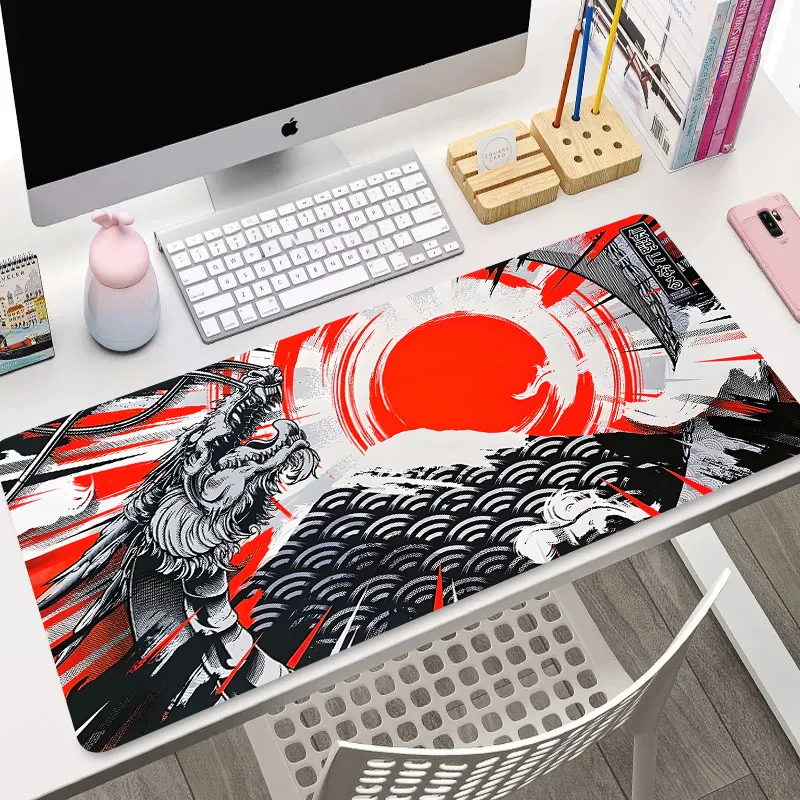 

Xxl Mouse Pad 900x400x4 Monster Dragon Home Office Stitch Things Computer Tables mousepad Table for Pc Mouse Carpet Laptop Gamer