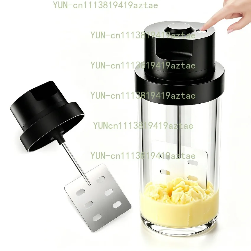 Hand-Crank Butter Churner & Electric Cream Whipping Machine