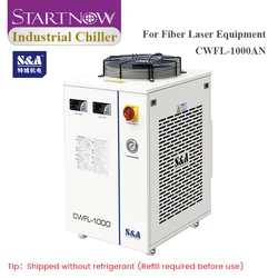 Startnow CWFL-1000AN & 1000BN Industrial Water Chiller Dual Temperature Control 50/60Hz Compatible with Fiber Laser Machines