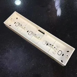 86 Junction Box 4 Gang Surface Mounted Thicker Stitching PVC Bottom Box for Wall Switch Electrical Socket