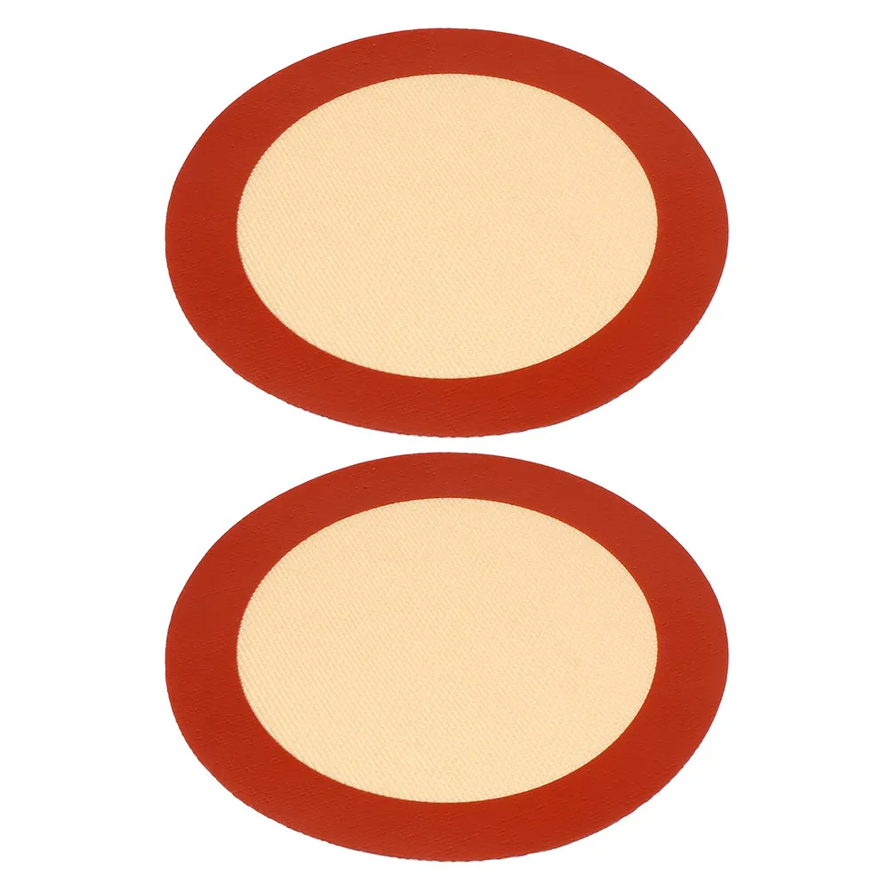 2 Peças Tapetes de Silicone de 8 Polegadas para Fritadeira de Ar, Reutilizáveis, Laváveis na Máquina de Lavar Louça, Forro Resistente ao Calor para Fo