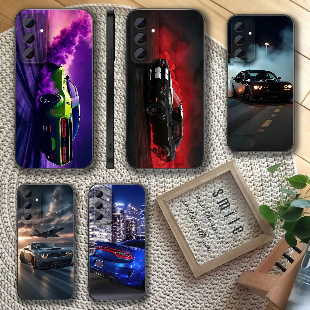 

Чехол для телефона Car D-DodgeS C-ChallengerES для Samsung S23, S24, S26, S25, S22, S30, S21, Ultra, Plus, 5G, Fe, Lite, мягкий чехол
