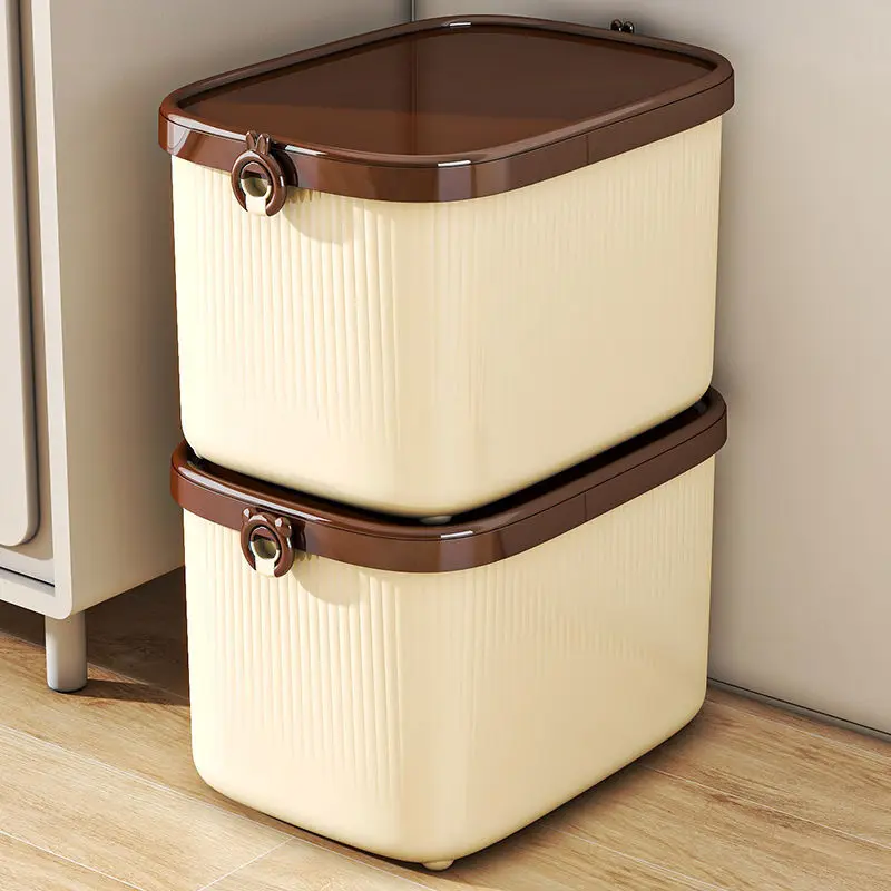 AOLIVIYA Bedroom Storage Box Storage Locker Cabinet Desk Organizer With Lid Large For Snacks Toys Dormitory Home Tray Unit Bin