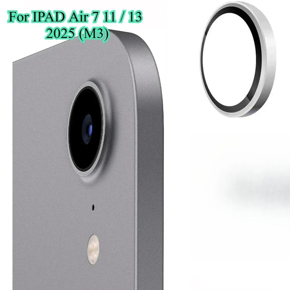 

Защитное кольцо из закаленного стекла 9H для объектива камеры APPLE IPad Air7 M3 2025 6/5/4 11th A16 10th 10.9 Mini 7/6 Pro 11 13-дюймовая крышка