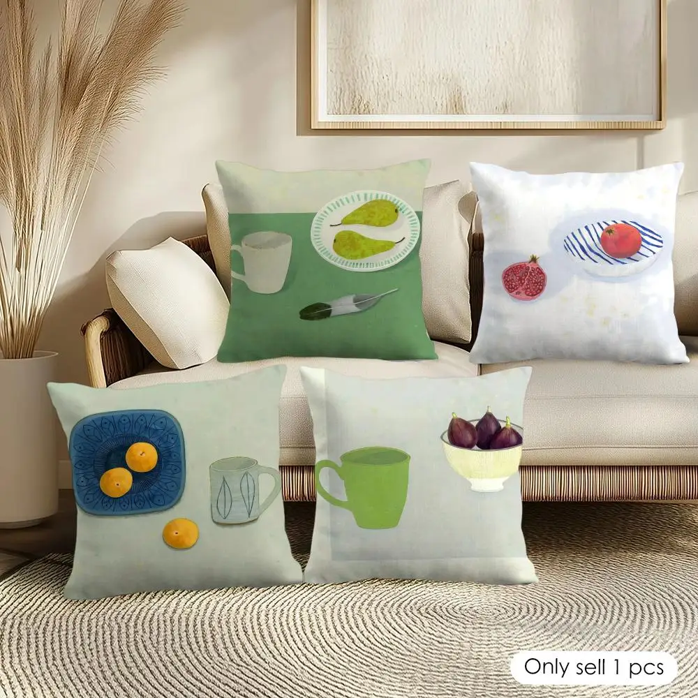 Colorful Quiet Beauty Cushion Cover Pillowcase Ultra Soft Skin Friendly Fabric Cloud Like Comfort & Concealed Zipper