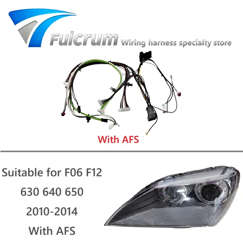 

Suitable for BMW 6 Serises F06 F12 630 640 650 2010-2014 headlight wiring harness internal wire harness plug with AFS