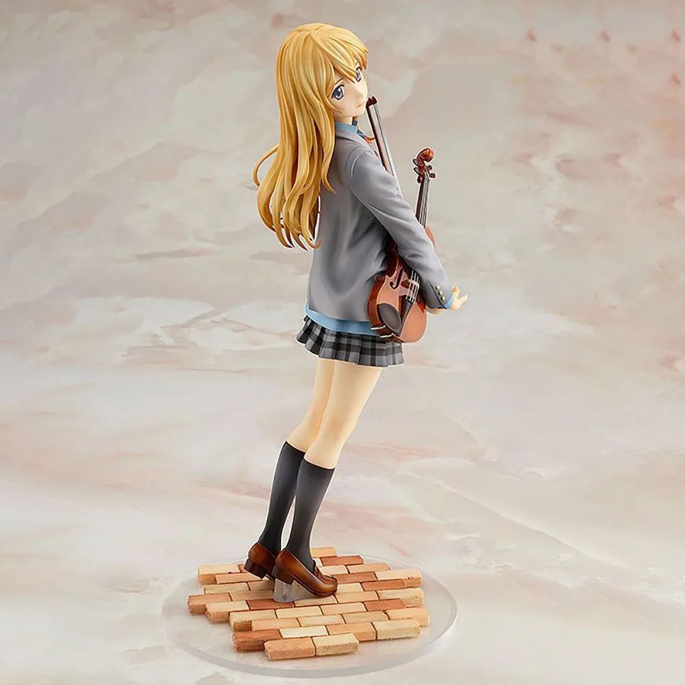 Original Good Smile Company Shigatsu Wa Kimi No Uso-Miyazono Kaori-1/8 figura de Anime modelo de figura de acción Decoración