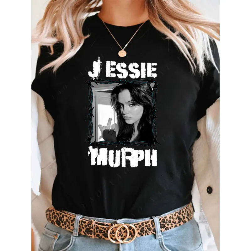 Playera Jessie Murph camiseta Fans regalo Ropa esencial algodón Ropa De Mujer manga corta Camisetas gráficas clásicas nuevo estilo