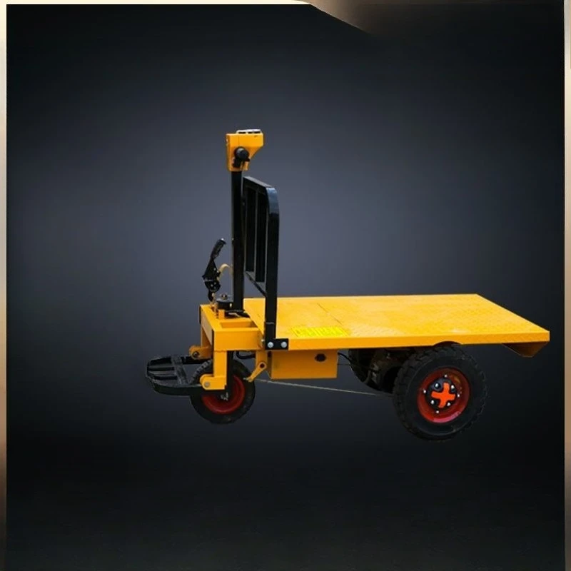 

Electric three-wheeled flat truck, cart, electric flat tools, household electric handling tools for factory