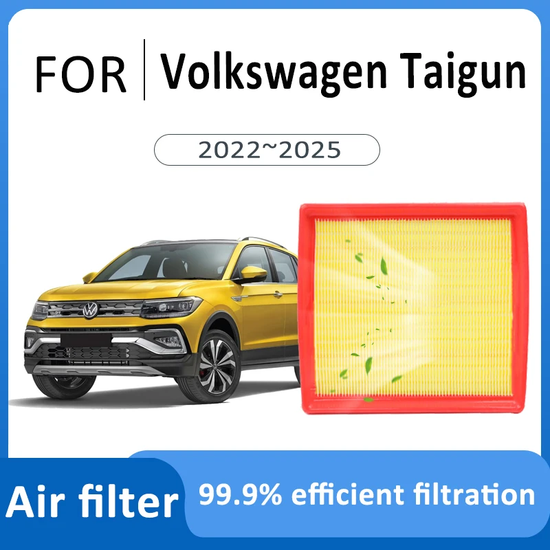 Carbon Air Filter For Volkswagen Taigun T-Cross 2022~2025 Cab Air Conditioner Filter Replacement Auto Accessories Purify Space