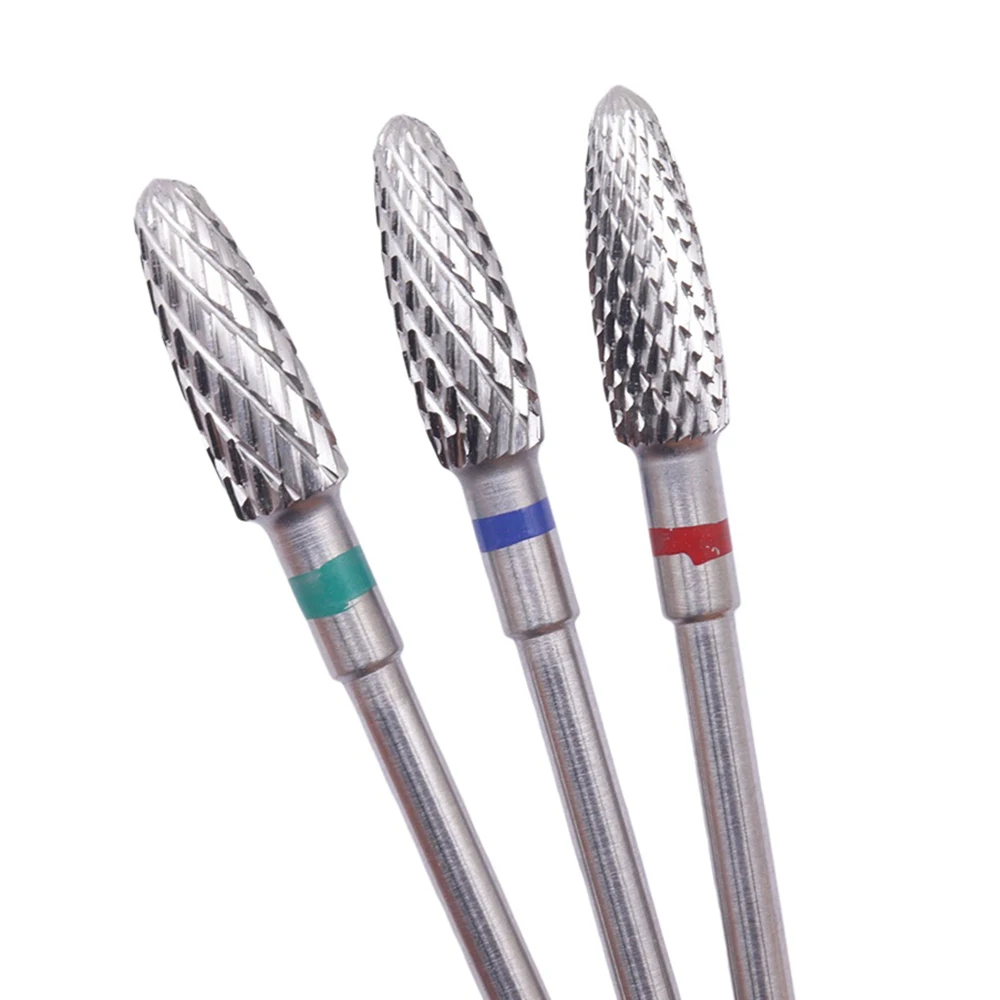 ดอกสว่านเจียร์เล็บอเนกประสงค์ 1 ชิ้น คาร์ไบด์ 2.35 มม. สำหรับเครื่องตะไบเล็บแบบหมุน อุปกรณ์เสริมสำหรับสว่านไฟฟ้า รุ่น H0413