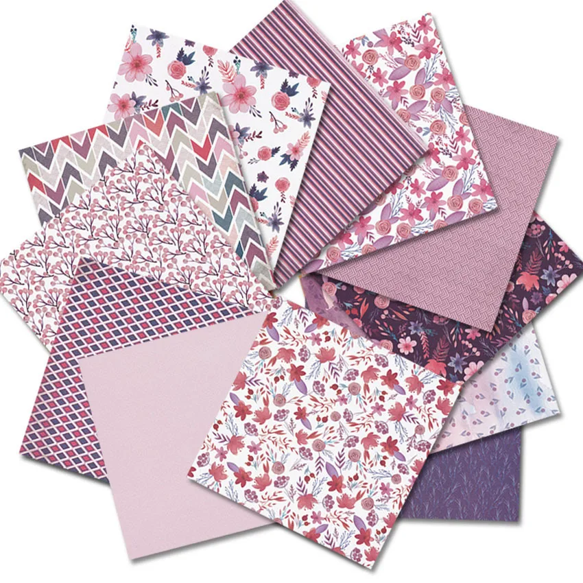 24 /12 Sheets Scrapbook Paper 15x15cm (6x6\