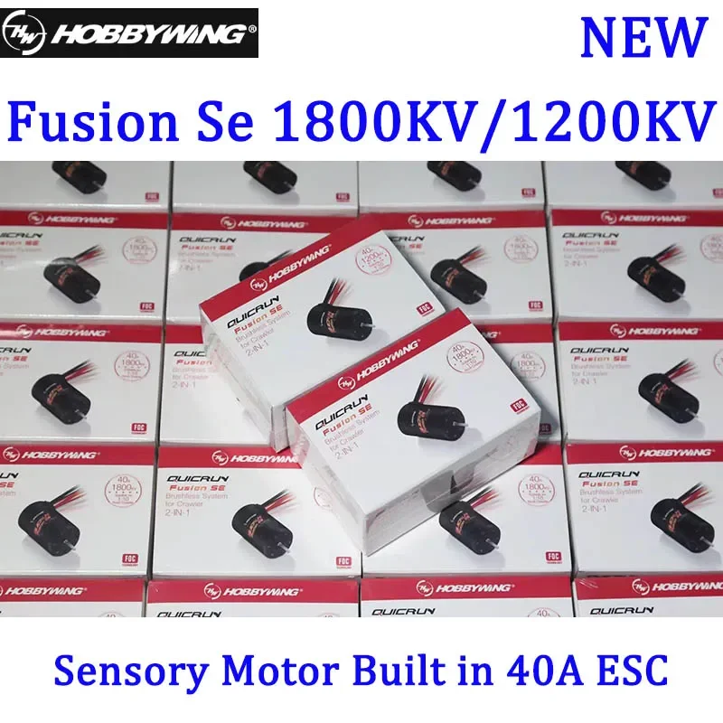 NEW HobbyWing Fusion PRO 540 2300KV Fusion Se 1800KV 1200KV Sensory Motor Built in 60A 40A ESC 2 in 1 for RC 1/10 Climbing Car