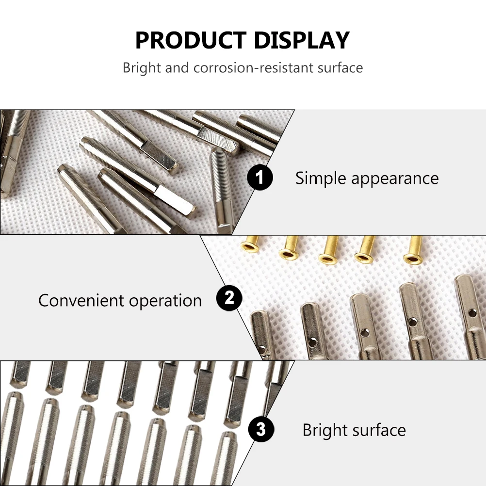 

4 Pcs Laiya String Nails Pegs Accessories for Lyre Harp Tuning Button Stainless Steel Accessory