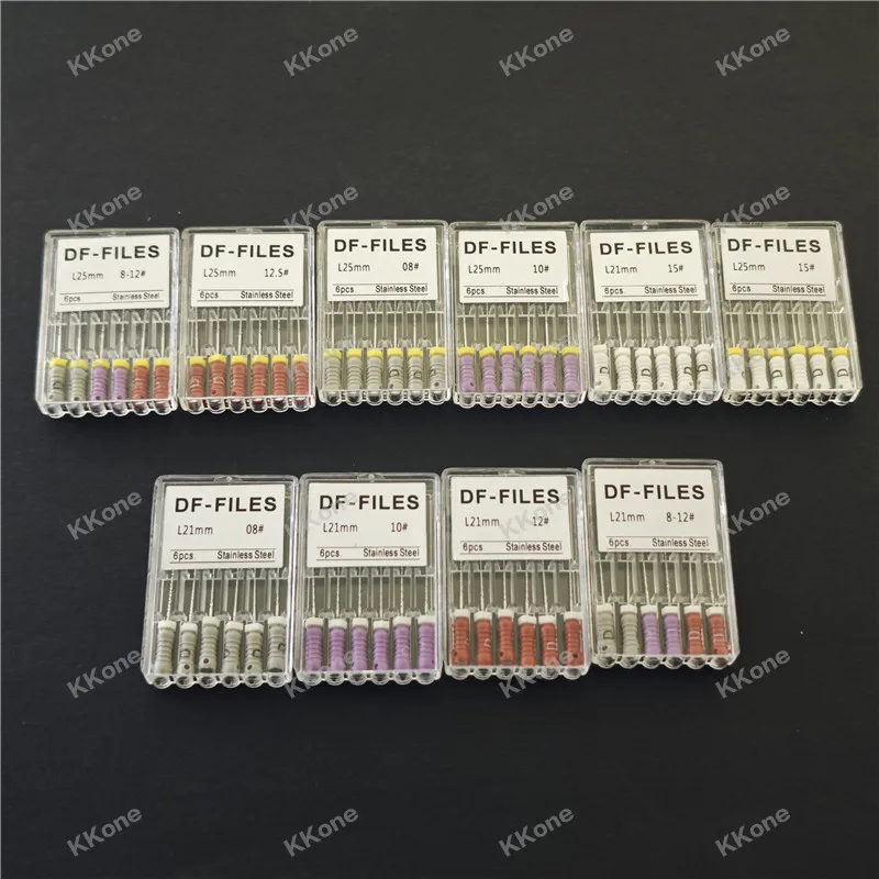 

5 x 6Pcs/Pack Dental D FINDER Rotary Files (L21mm & L25mm) for Endodontic Root Canal Cleaning Dentistry Endo Instrument