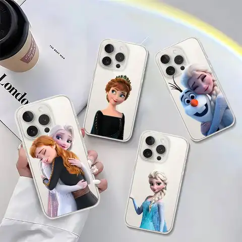 Classic Anime-F-frozens Phone Case For IPhone 17 16 15 14 Plus 13 12 11 Pro Max Phone Back Cover Transparen