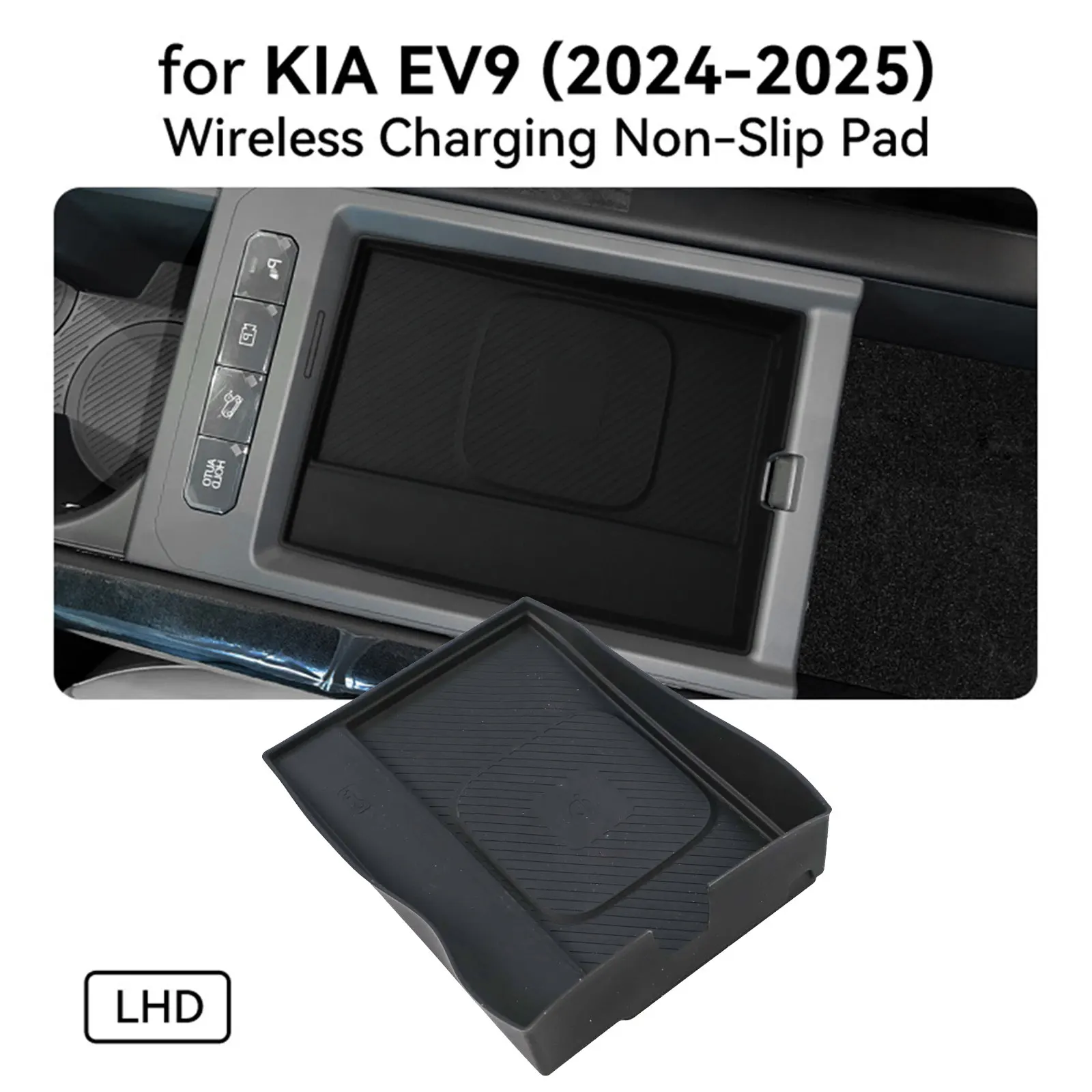 Non-slip Pad Wireless Charging Pad Car Interior Accessory Reliable Performance Anti-skid Feature Wireless Charging Pad For Car