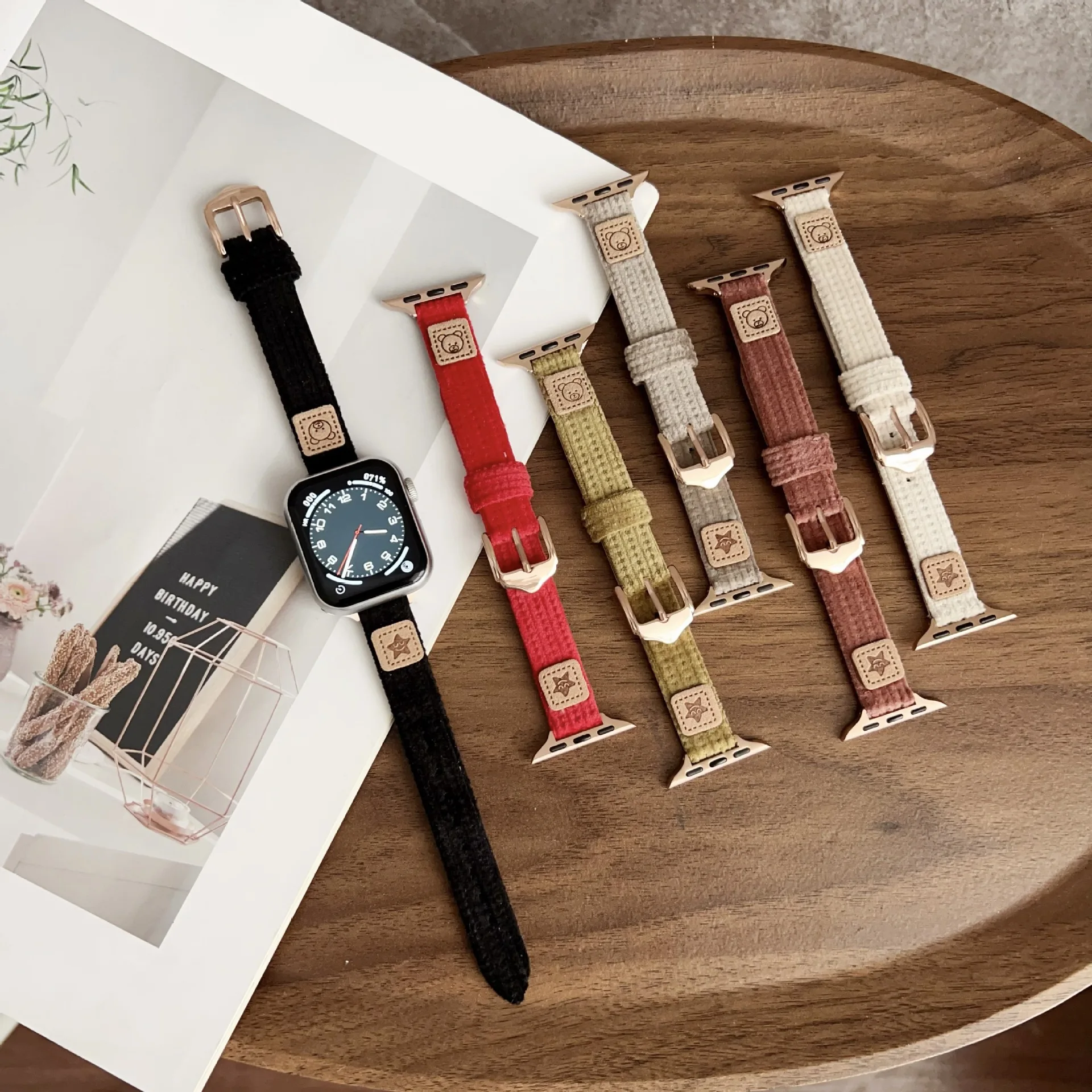 Watch Strap for Apple Watch Cartoon Band Ultra 2 49mm 46mm 45mm 44mm 41mm 42mm Bracelet for IWatch Series s10 9 8 7 6 SE 5 4