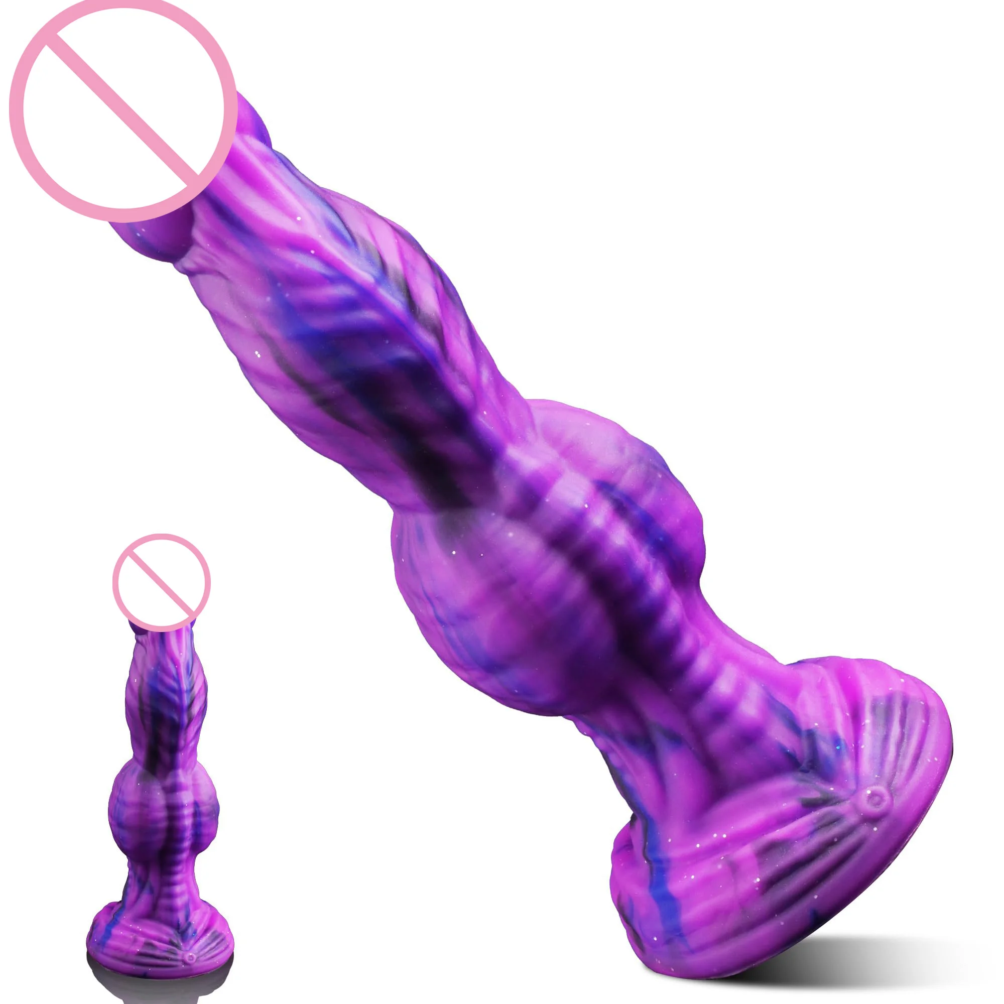 Monster Big Knot Dildo Realistic Huge Penis Suction Cup Dick Adult Masturbation Sex Toys For Women Couples Dragon Long Anal Plug view 5