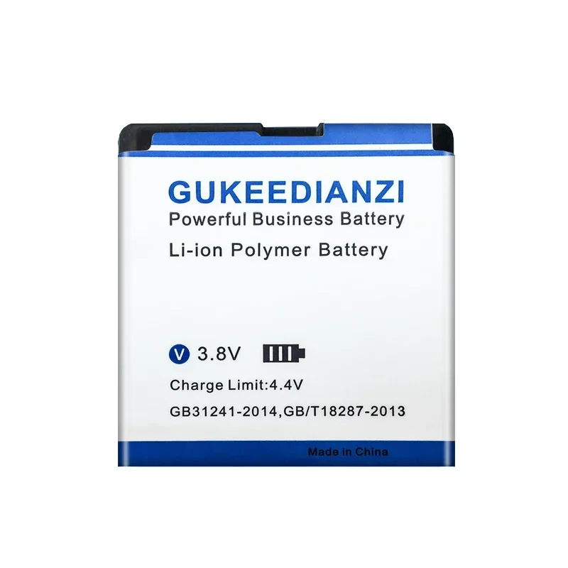 2450mAh GUKEEDIANZI Replacement Battery BL-6P BL 6P For Nokia 6500C 6500 Classic 7900 Prism 7900P Big Power Bateria Baterij