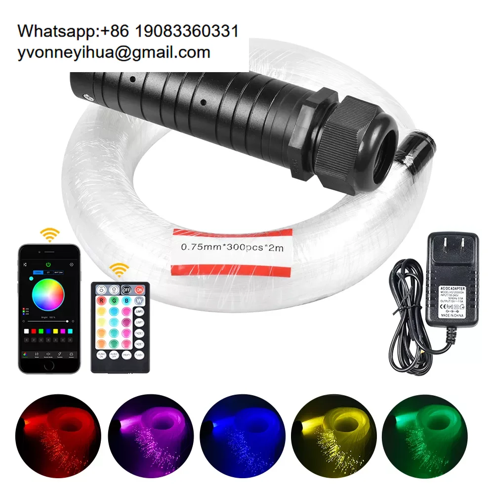 6w Outdoor App Mini Led Rgb Light Source Tiny Fiber Optic Illuminator For Fiber Optic Lights
