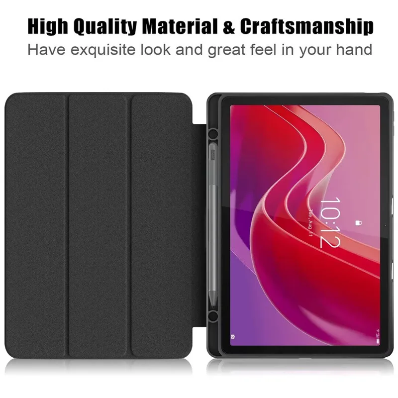 Transparente Acryl-Schutzhülle für Lenovo Xiaoxin Pad 2024 TB331FC mit Marmormuster – Detail 7
