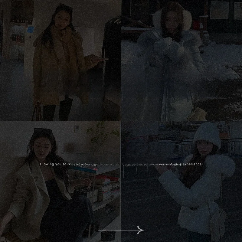 

Goose down Private Label Special Price Fem Casual Sle Long Sve Mid-Length Coat Stand Edition No Hat Included