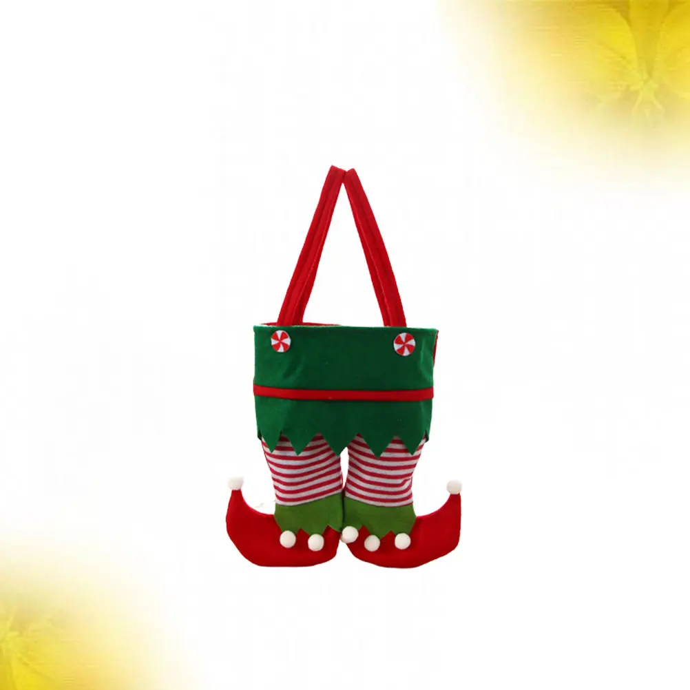 

Gift Bag Christmas Candy Red Wine Decorative Portable Tote Storage Green Sock Travel