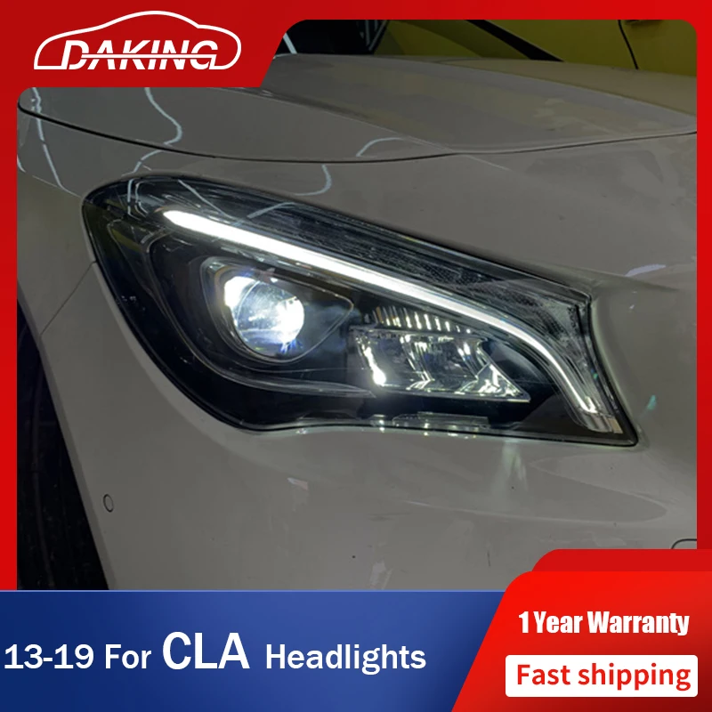 

Car Styling Headlights for Mercedes-Benz W117 CLA 180 200 220 250 260 2013-2019 LED DRL Turn Signal LED Lens Head Lamps Assembly
