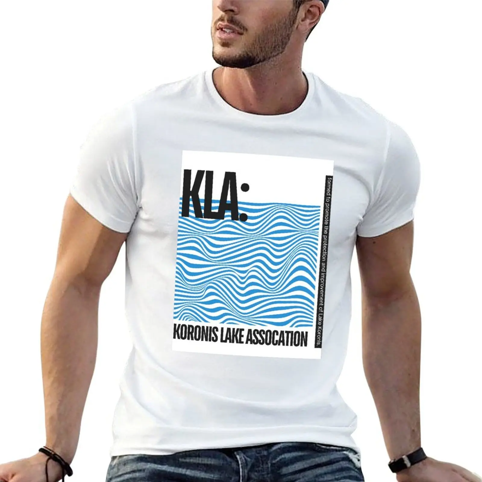 Koronis Lake Association Abstract T-Shirt anime t shirts designer shirts tee shirts for men