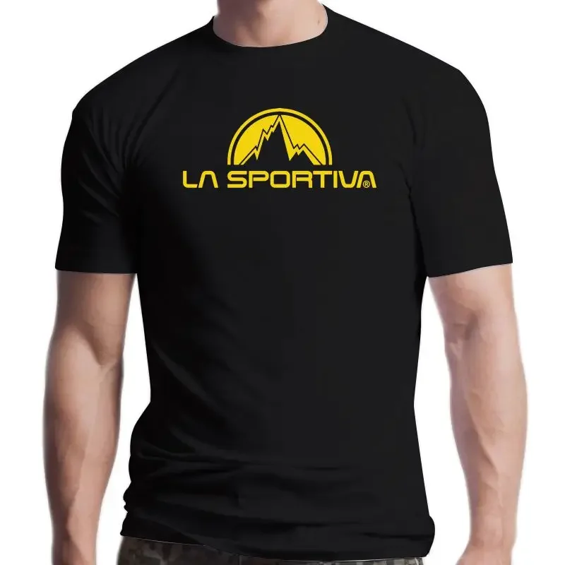 2023 Summer men t shirt Oversize New La Sportiva Classic Printing Washable Breathable Reusable Cotton Mouth Mask T shirt for men