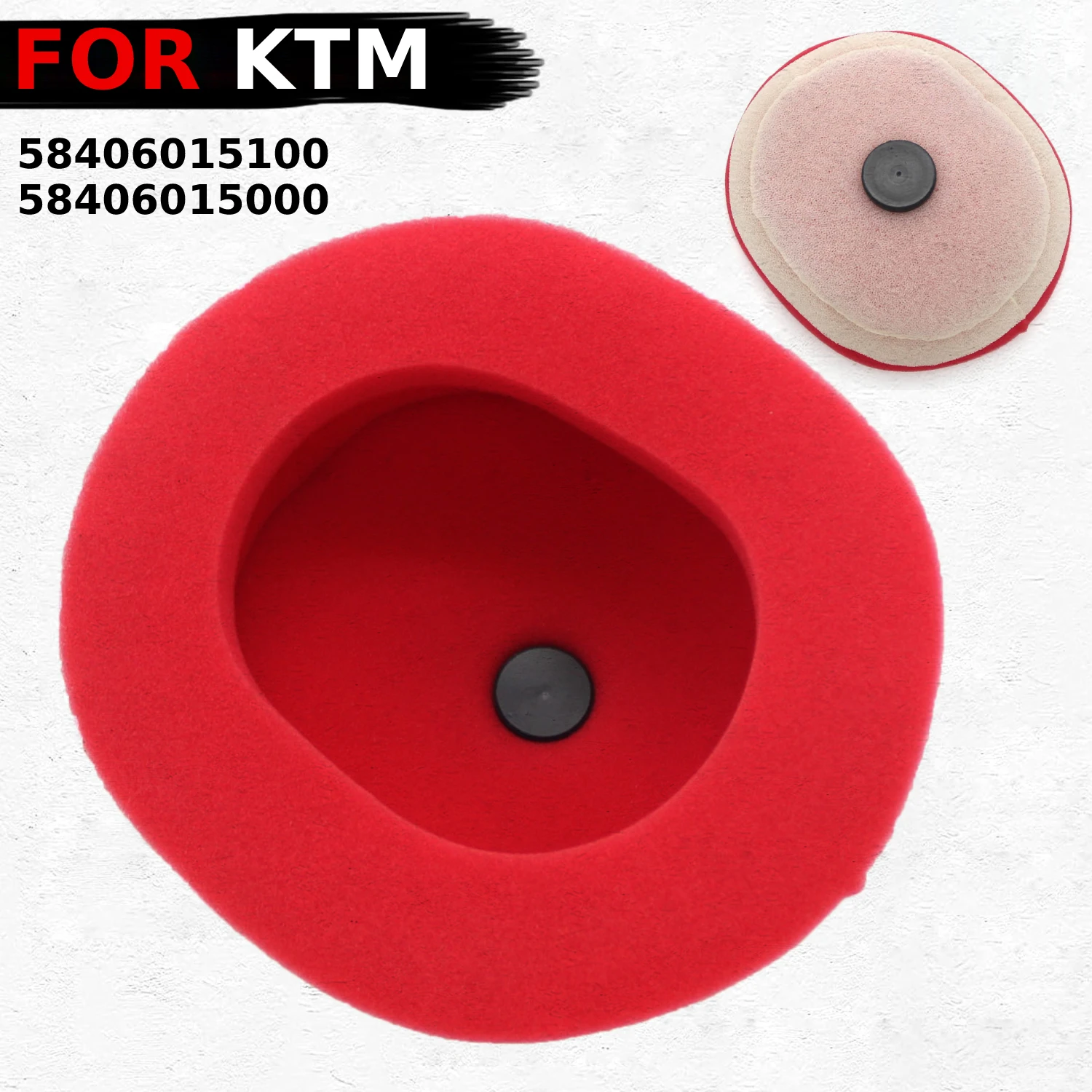 

Воздушный фильтр для мотоцикла KTM 60 65 400 620 625 640 SX END EGS E LC4 R Duke LSE RXC-E SMC SXC Adventure 58406015100 58406015000