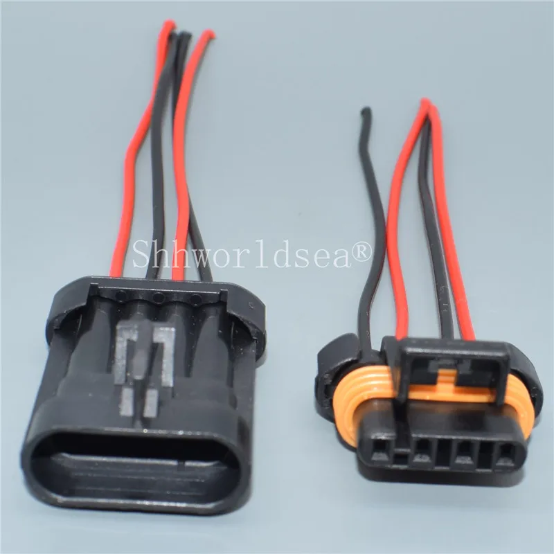 1/10 4 Pin For GM LS1 LS6 Series Alternator Connector Coil Pack Oxygen Sensor connectors 12162144 12162102 For BUICK with wires
