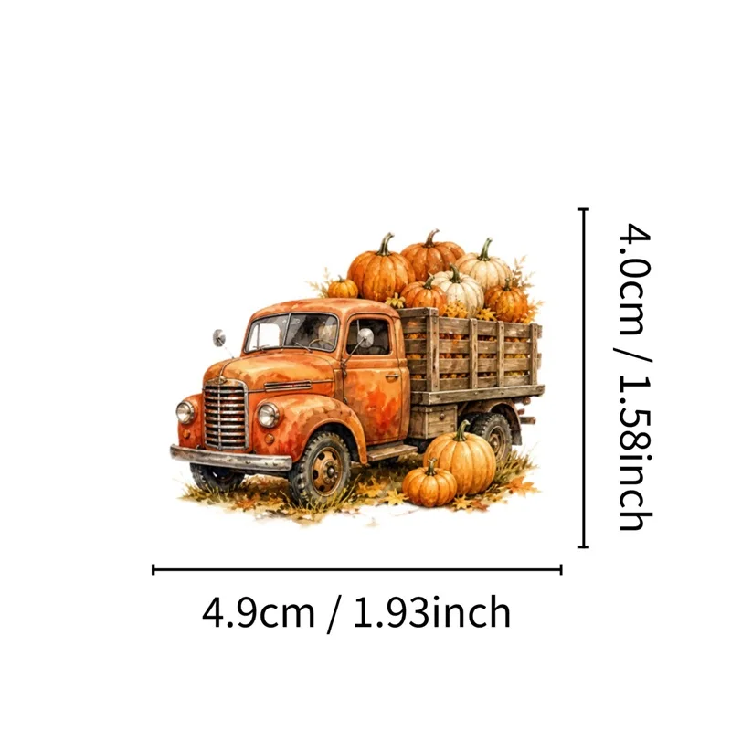 10/30/50PCS Cartoon Autumn Harvest Sticker Aesthetic Colored DIY Hand Accounting Decoration Scrapbooking Stationery Supplies