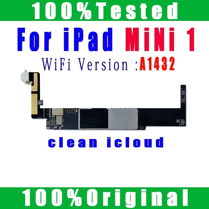 100% Tested Logic Board A1432 A1489/A1599 A1538 Original Free iCloud For iPad MiNi 1 2 3 4 Motherboard