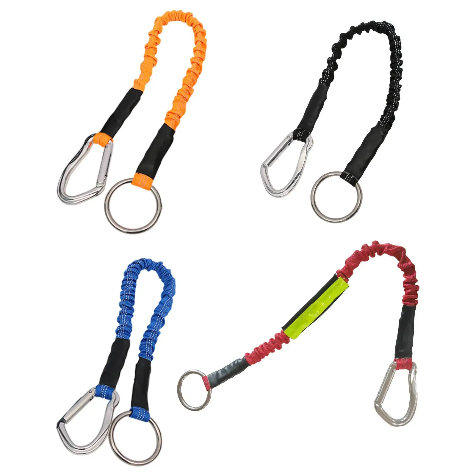 Safety Lanyard Outdoor Rafting Traction Rope Drifting Traction Cord Tow Rope for Water Sports Hiking Caving Emergency Camping