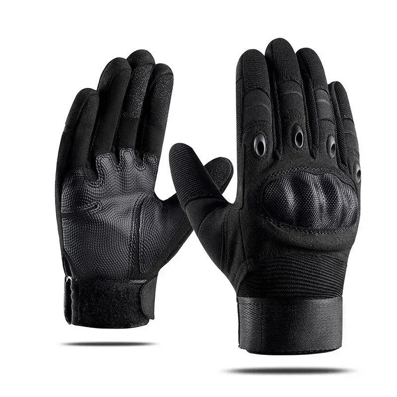 Guantes deportivos de invierno para hombre, manoplas tácticas del ejército de dedo completo, resistentes al desgaste, para exteriores