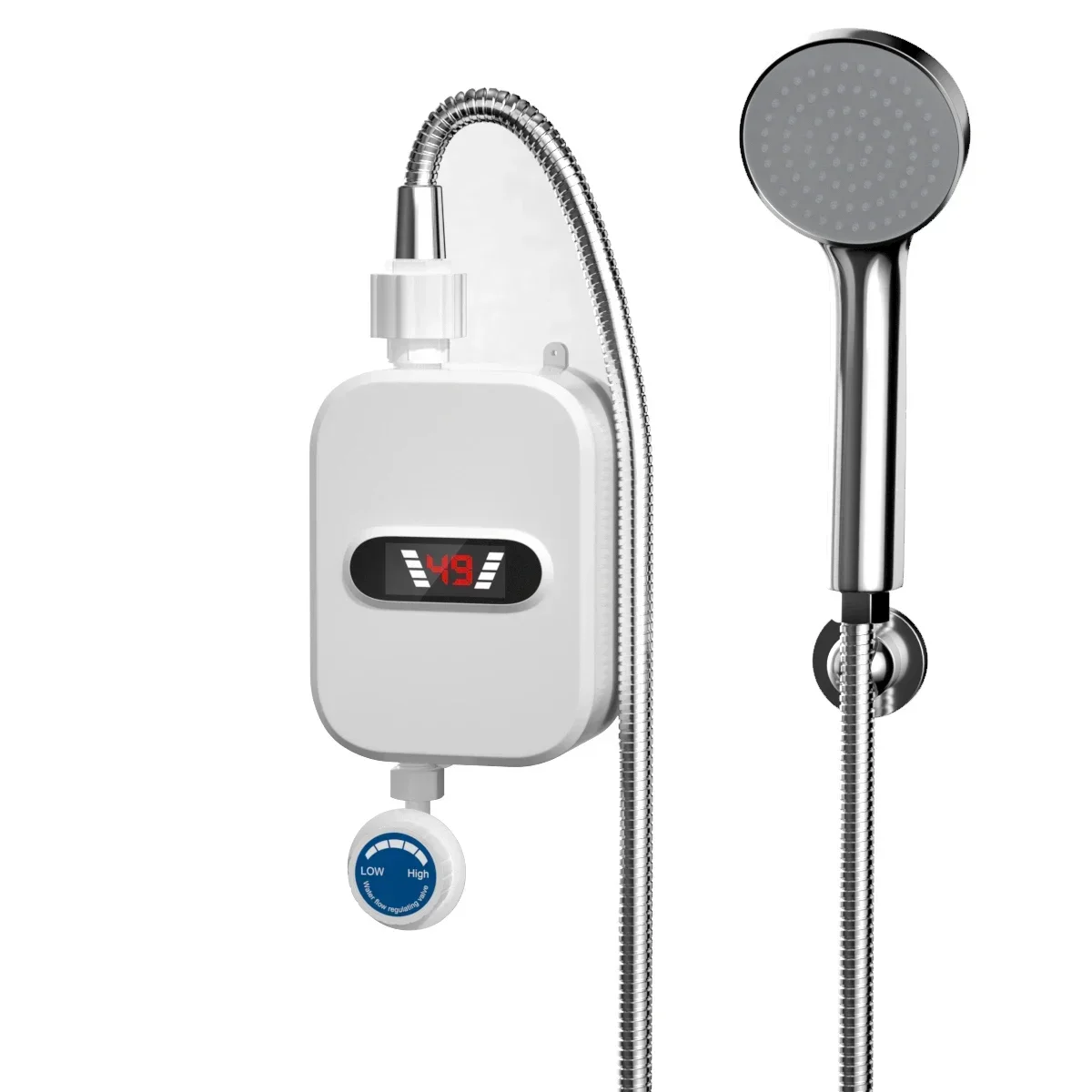 Calentador de agua eléctrico instantáneo de 3500W, Mini calentador rápido sin tanque 3s para grifo de ducha de baño, juego de grifo y fregadero, ducha eléctrica