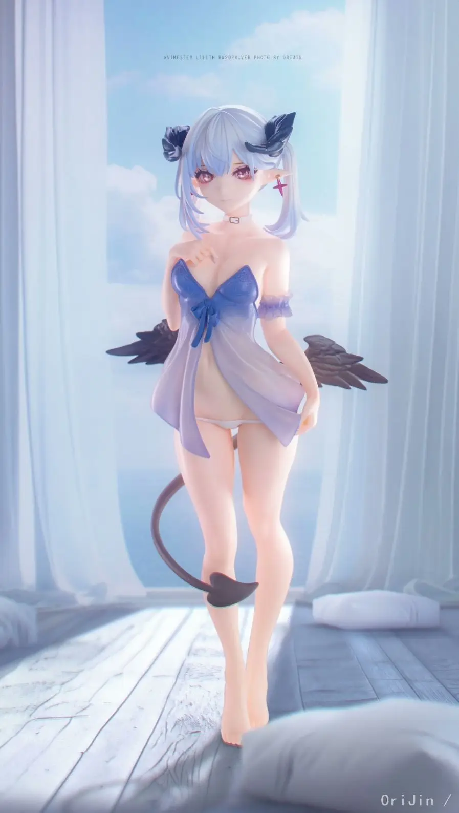 

100%Original in Stock Anime Little Demon Lilith Color Variant PVC Action Figure Model Toy for Children Collect Gifts